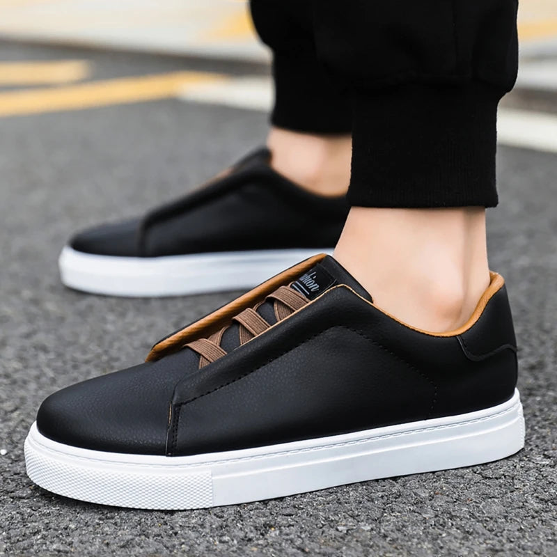 Ashburn - Lusso Artisan Ultra Comfortable Smart Casual Traine – Black