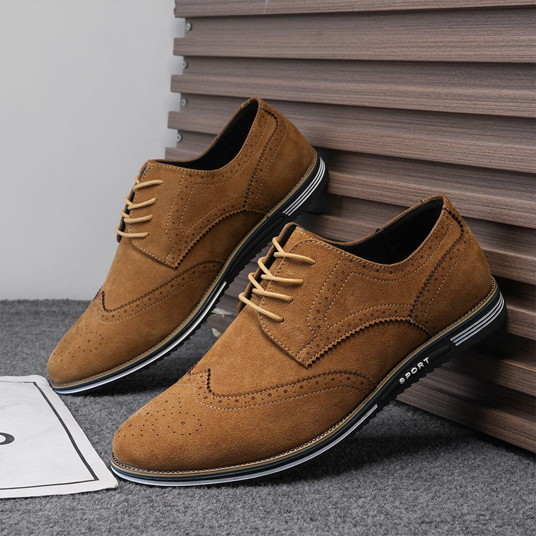 Ashburn - Derby Premium Leather Comfort Shoes for Men – Brown