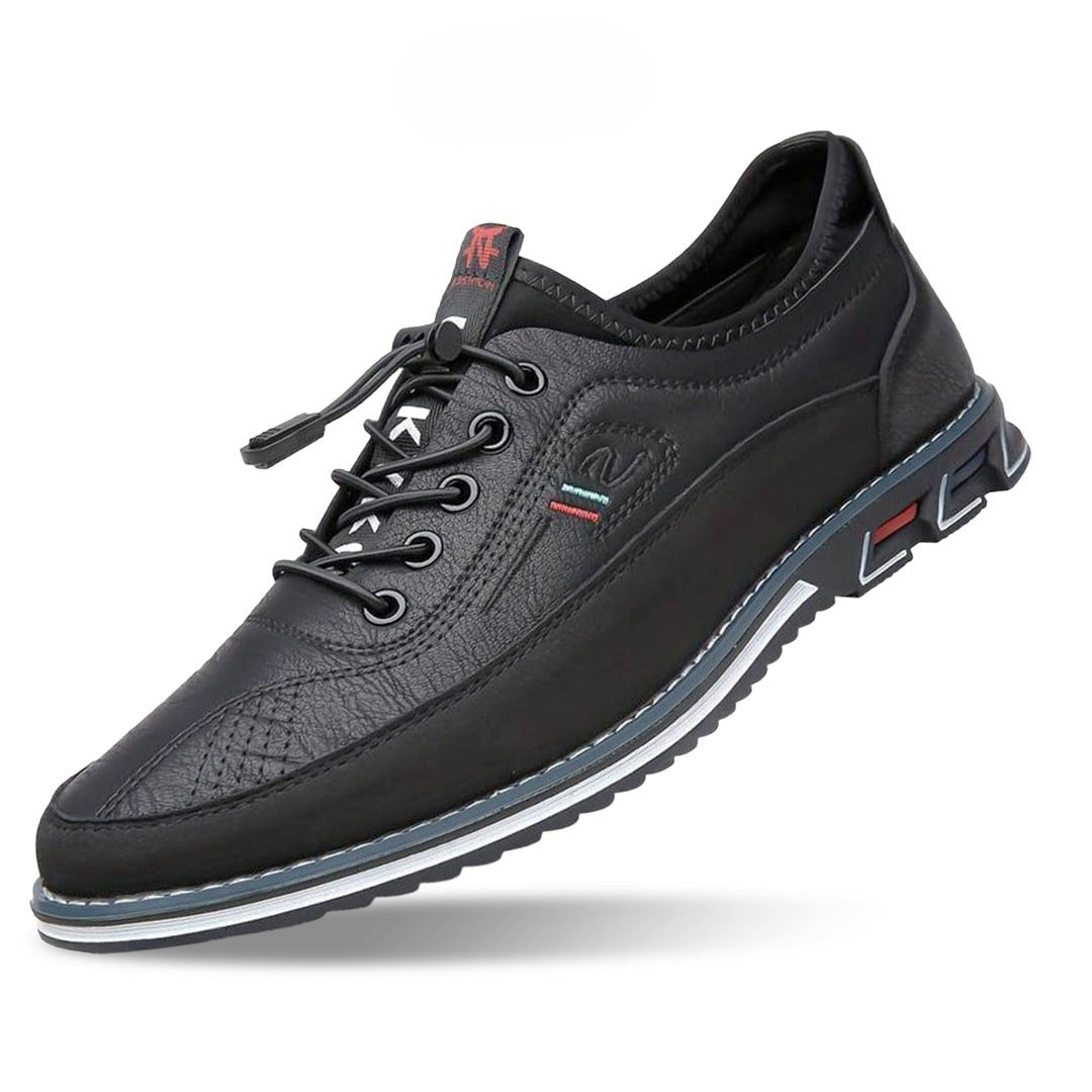 Ashburn - Windsor Smart Casual Comfortable Trainer for Men – Black