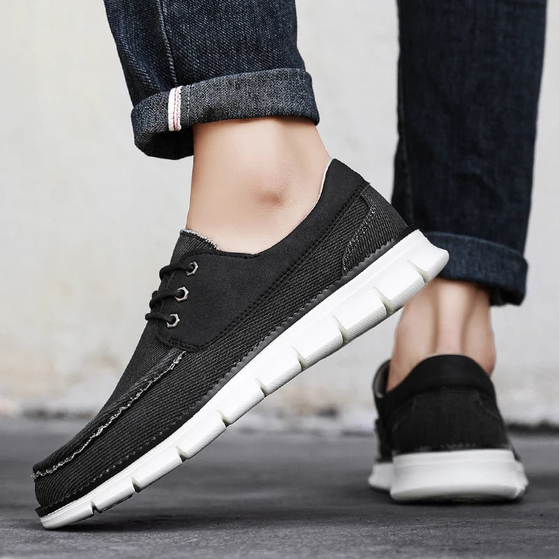 Ashburn - EdgeWalk Elegant & Comfortable Loafers – Black