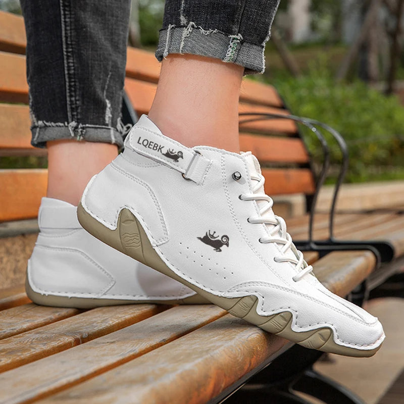 Ashburn - Waterproof Winter Orthopaedic Trainers – White