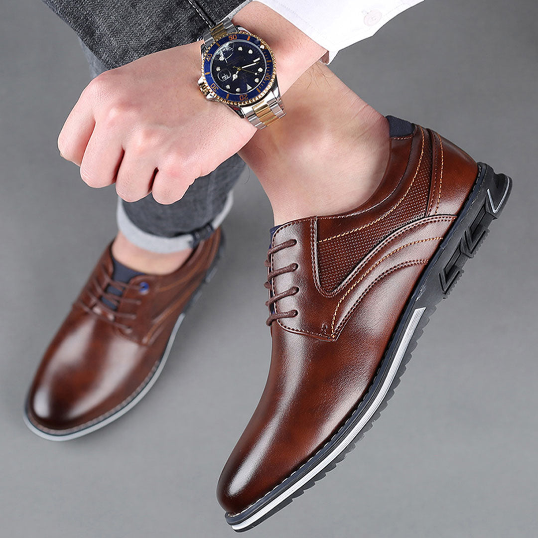 Ashburn - York Ultra Comfortable Leather Dress Shoe for Men – Brown