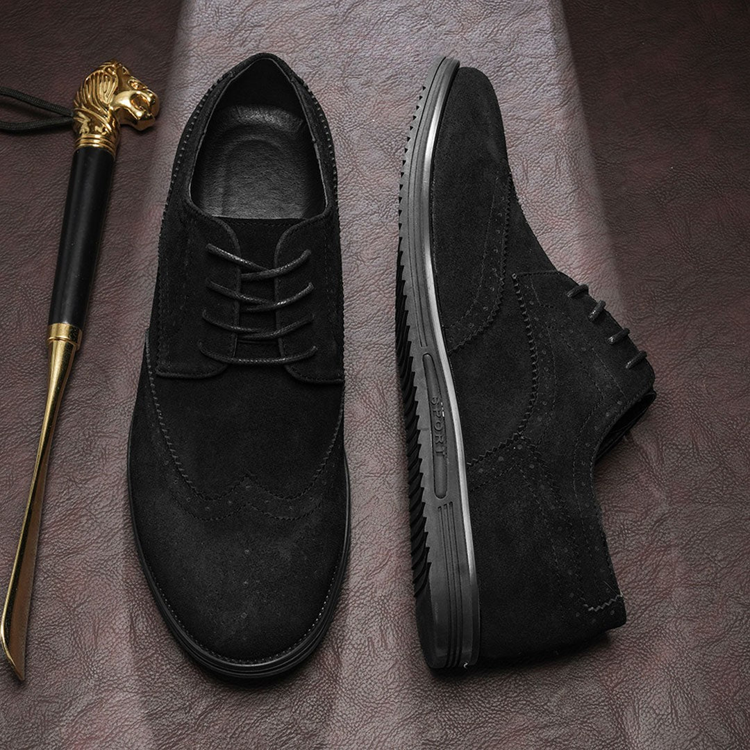 Ashburn - Derby Premium Leather Comfort Shoes for Men – Deep Black