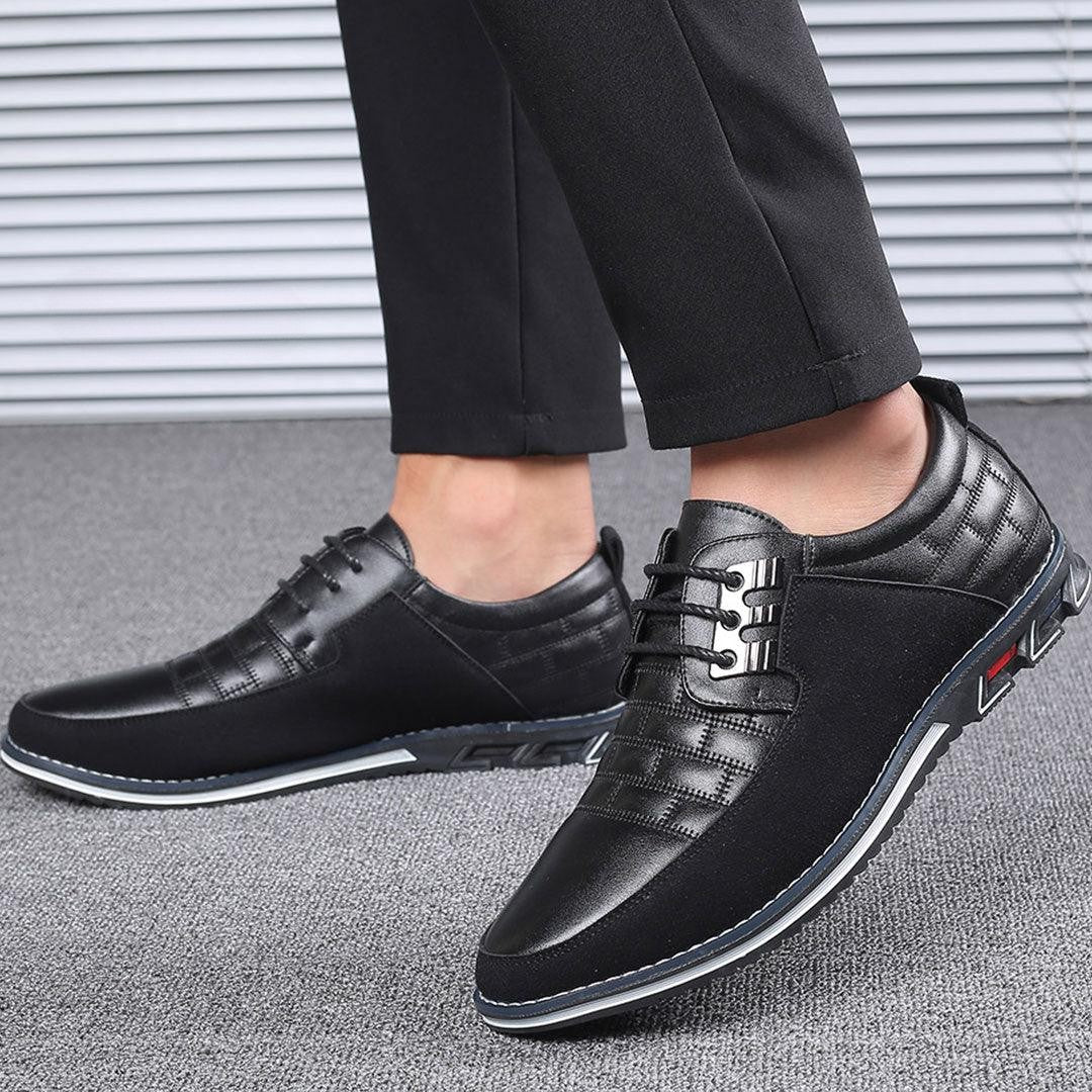 Ashburn - Oxford Premium Leather Ultra Comfortable Dress Shoe – Black