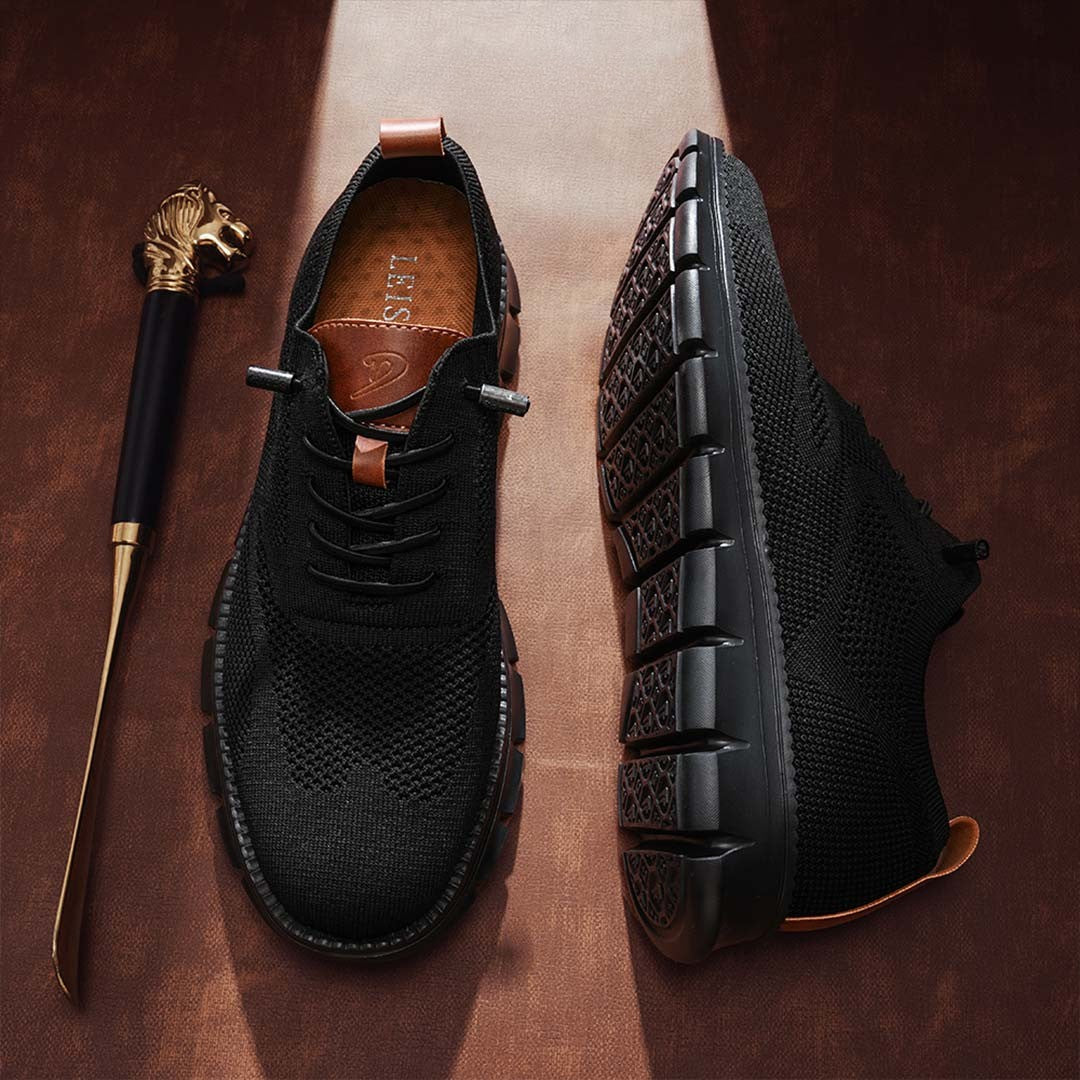 Ashburn - New Urban Oxford Blackout Trainers Limited Edition - Black