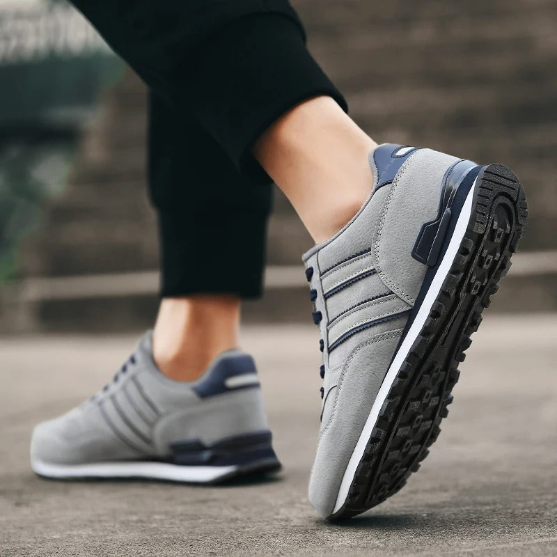 Ashburn - Evotrack Classico Retro Premium Trainer for Men – Gray