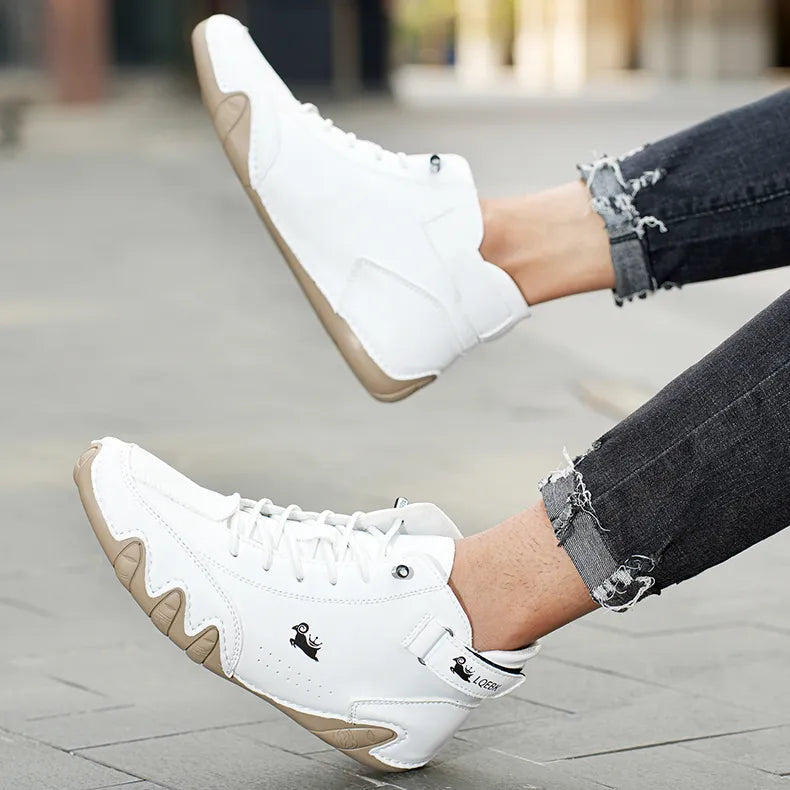 Ashburn - Waterproof Winter Orthopaedic Trainers – White