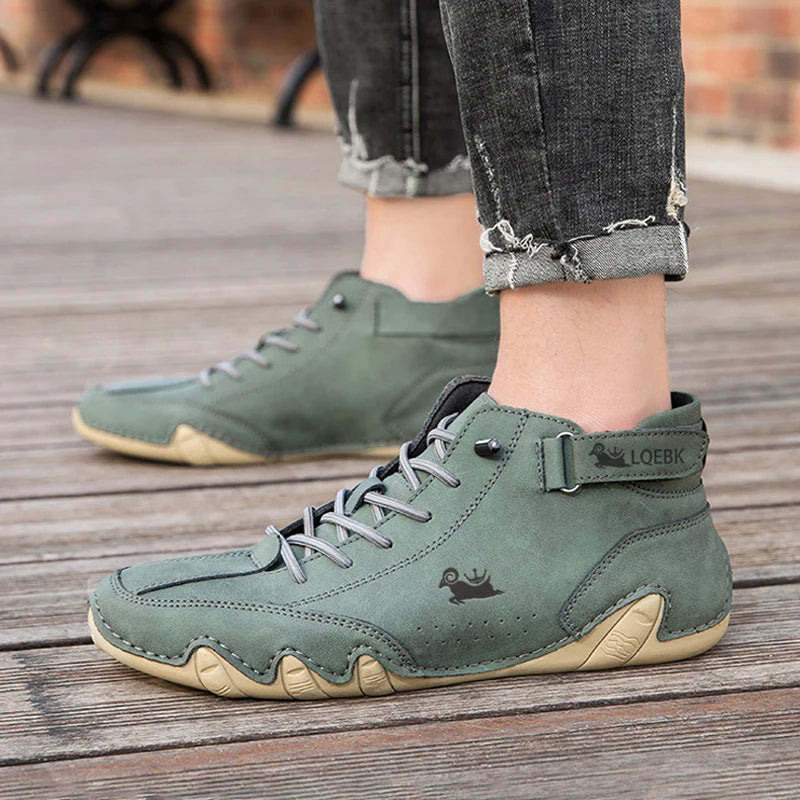 Ashburn - Waterproof Winter Orthopaedic Trainers – Green