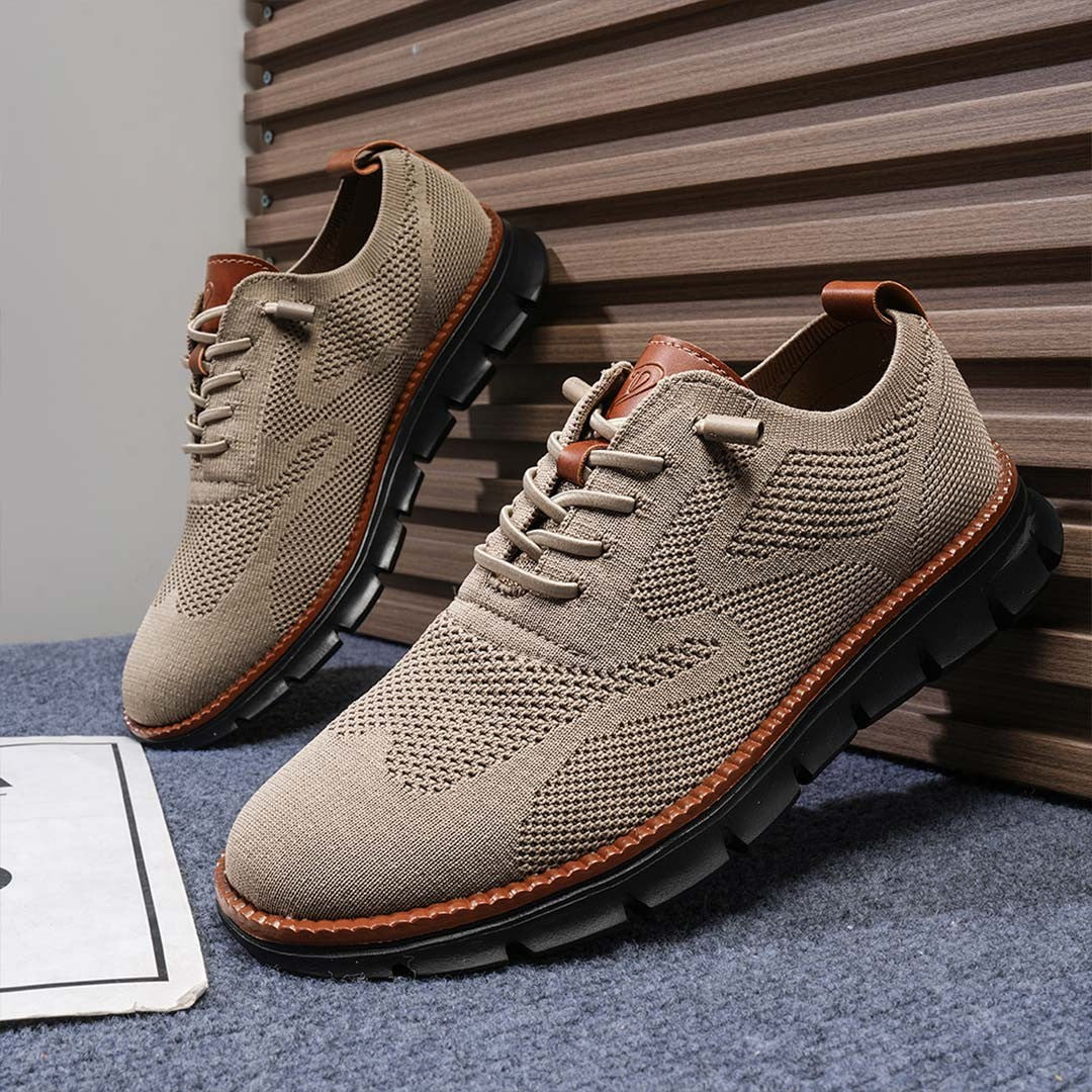 Ashburn - New Urban Oxford Blackout Trainers Limited Edition - Brown