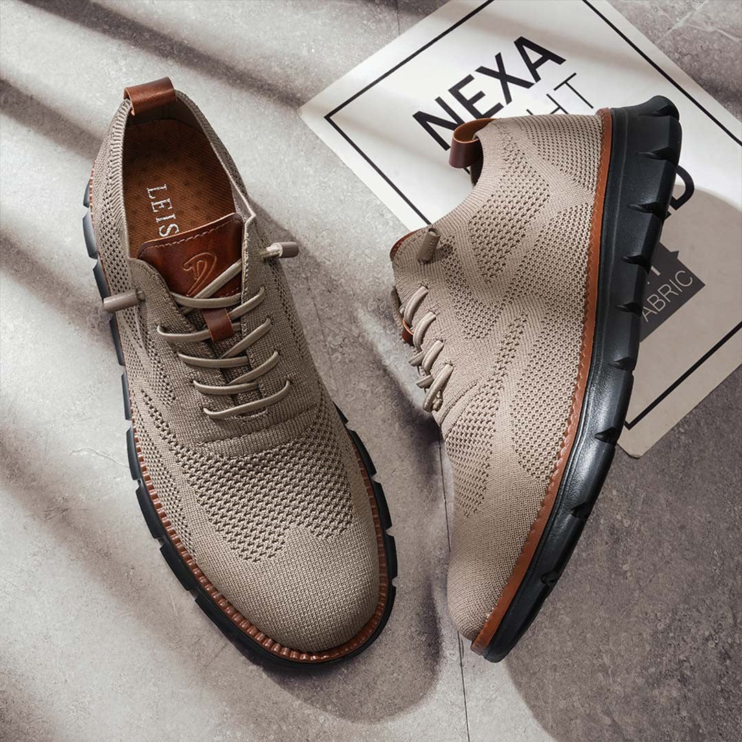 Ashburn - New Urban Oxford Blackout Trainers Limited Edition - Brown