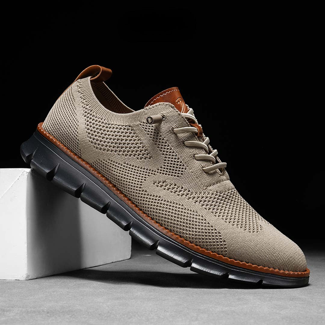 Ashburn - New Urban Oxford Blackout Trainers Limited Edition - Brown