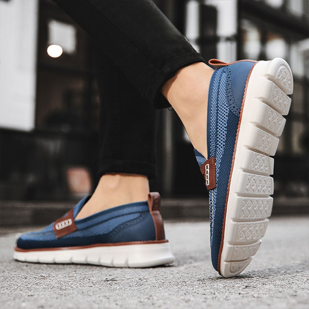 Ashburn - Mayfair Elegant & Comfortable Loafers for Men – Blue