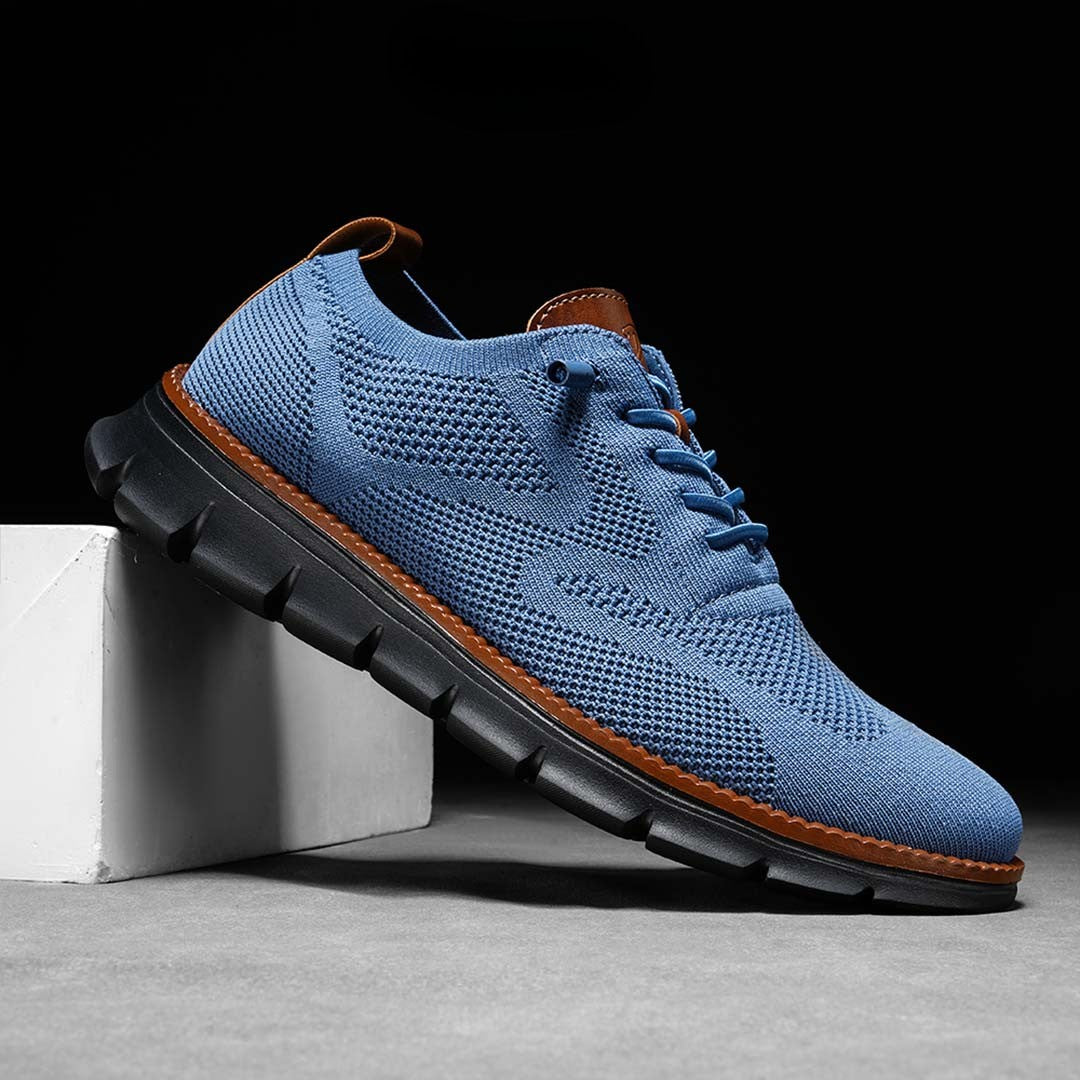 Ashburn - New Urban Oxford Blackout Trainers Limited Edition - Blue