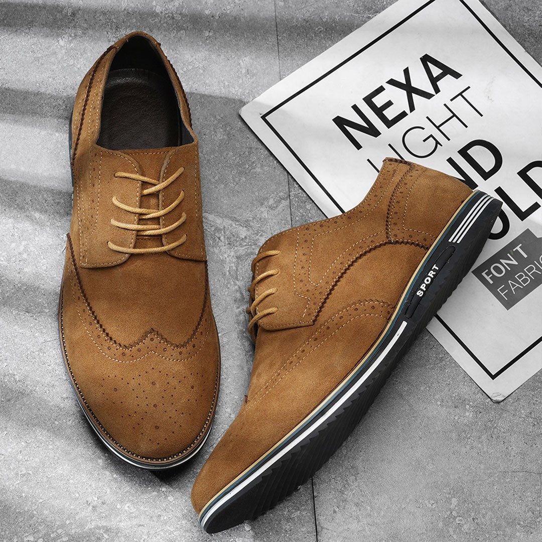 Ashburn - Derby Premium Leather Comfort Shoes for Men – Brown