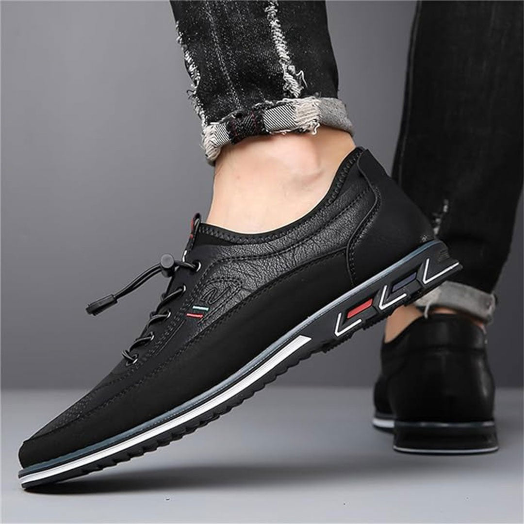 Ashburn - Windsor Smart Casual Comfortable Trainer for Men – Black