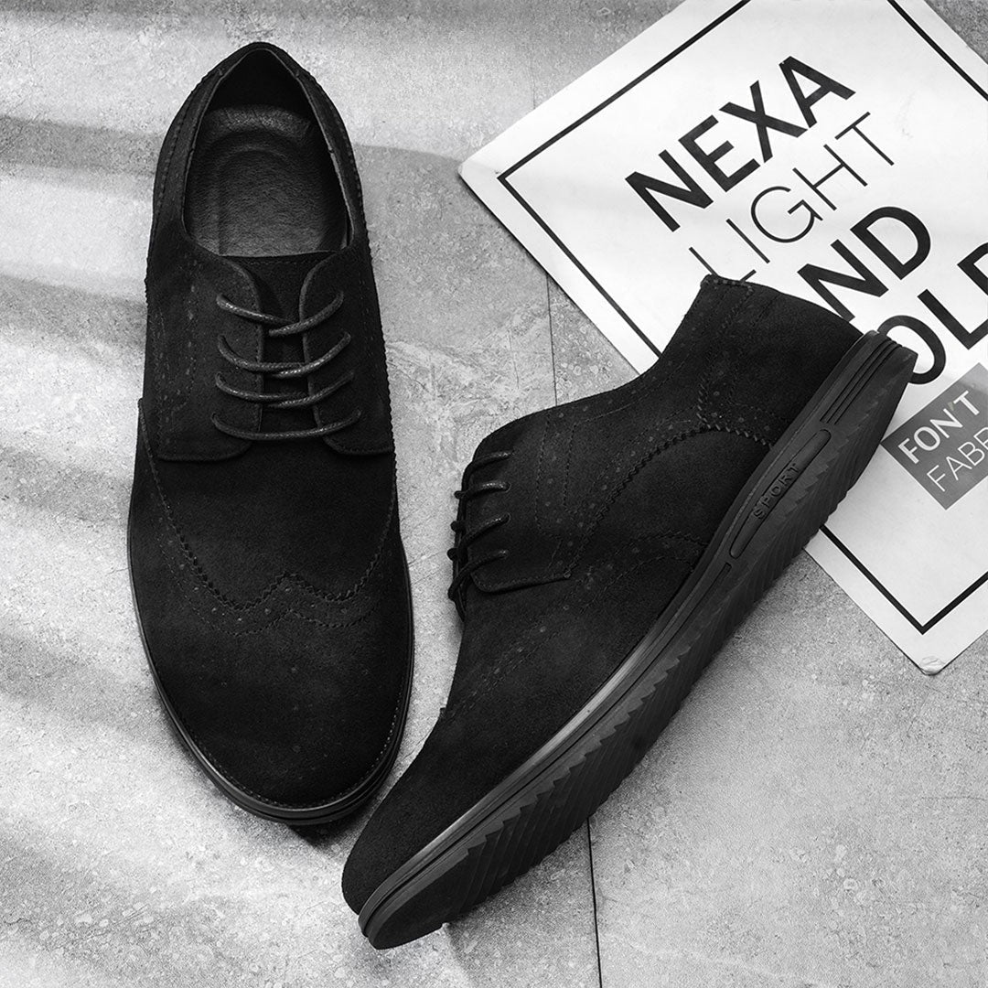 Ashburn - Derby Premium Leather Comfort Shoes for Men – Deep Black