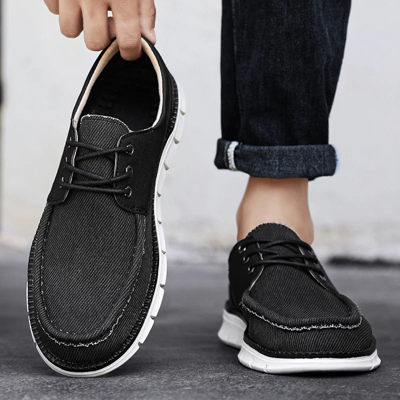 Ashburn - EdgeWalk Elegant & Comfortable Loafers – Black
