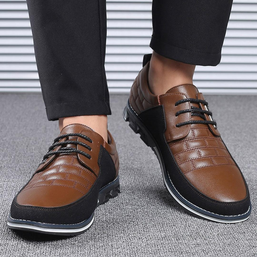 Ashburn - Oxford Premium Leather Ultra Comfortable Dress Shoe – Brown