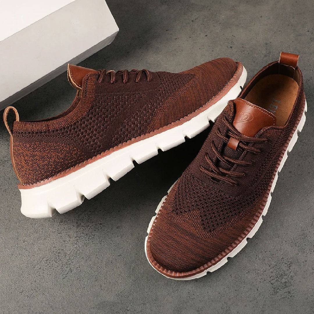 Ashburn - Swift Unisex Everyday Trainers Ultra-Comfortable & Breathable – Brown