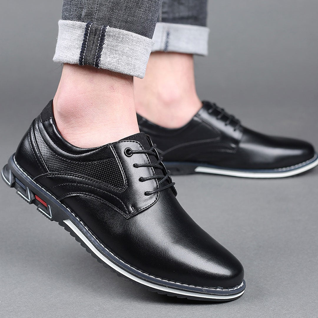Ashburn - York Ultra Comfortable Leather Dress Shoe for Men – Black