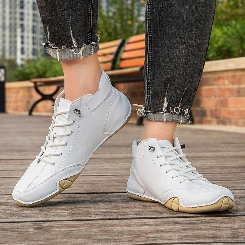 Ashburn - Waterproof Winter Orthopaedic Trainers – White