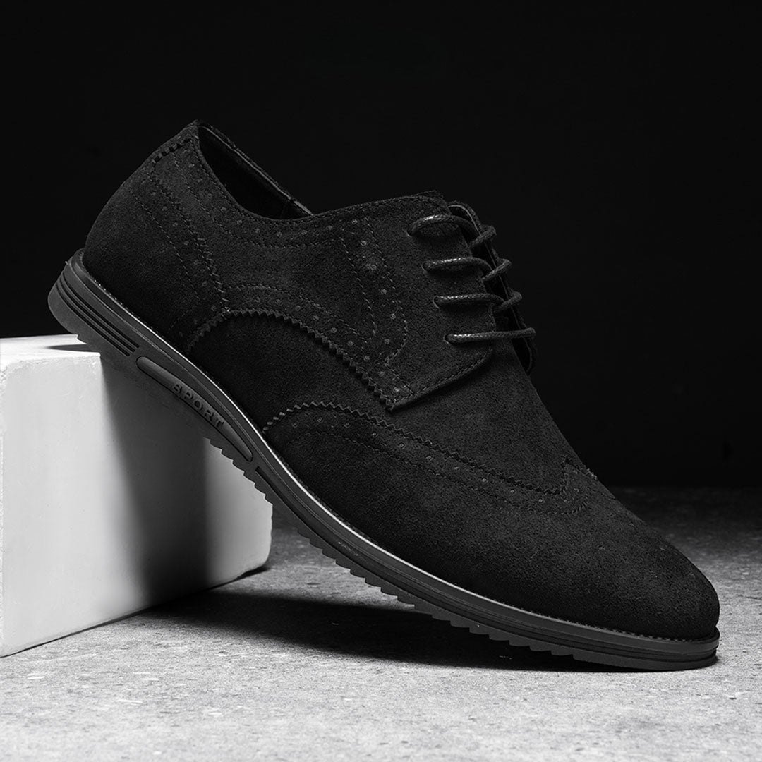 Ashburn - Derby Premium Leather Comfort Shoes for Men – Deep Black