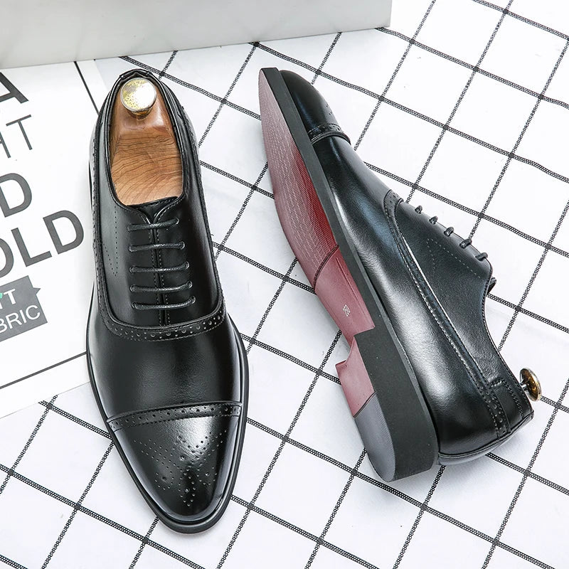 Ashburn - Oxford Royal Dress Shoes with Supreme Comfort – Black