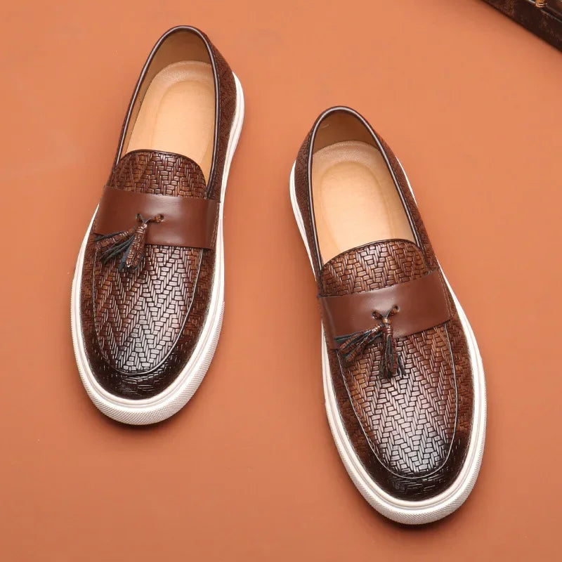 Ashburn - Regency Men's Premium Leather Dress Shoes – Brown
