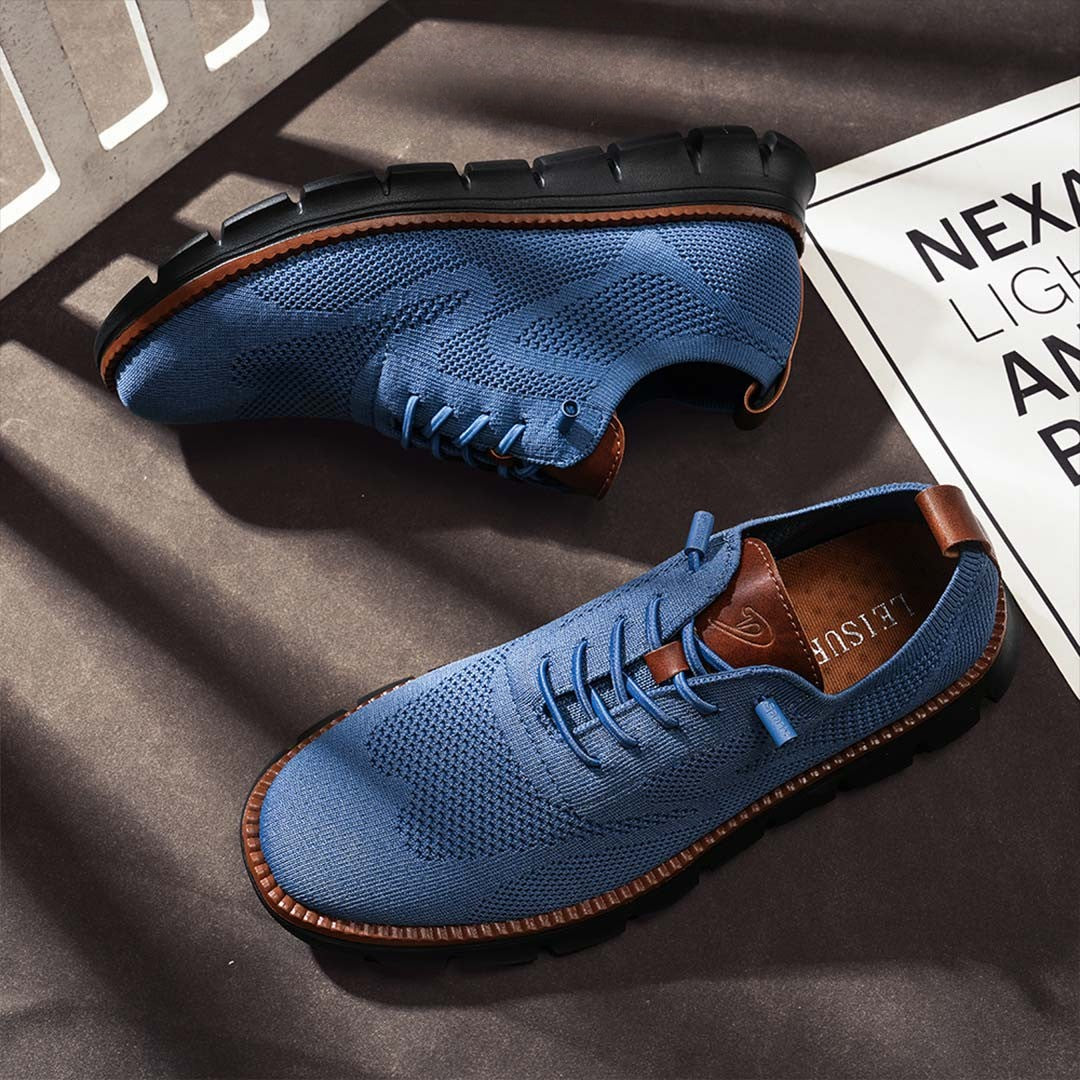 Ashburn - New Urban Oxford Blackout Trainers Limited Edition - Blue