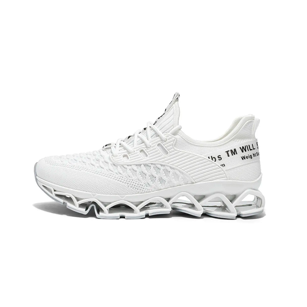 Ashburn - Aeroflex Refined Style Trainers with Comfort – White