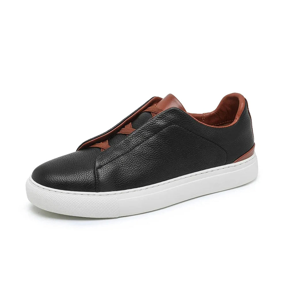Ashburn - Lusso Artisan Ultra Comfortable Smart Casual Traine – Black