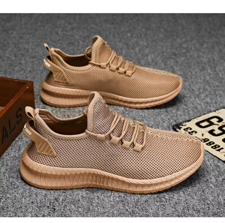 Ashburn - Flexmotion Ultra Comfortable Trainers – Brown