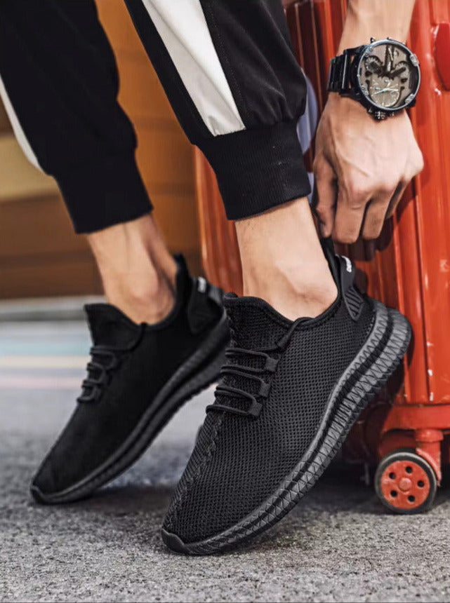 Ashburn - Flexmotion Ultra Comfortable Trainers – Black
