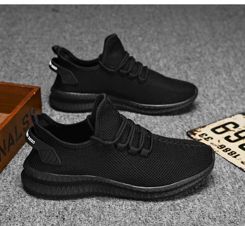 Ashburn - Flexmotion Ultra Comfortable Trainers – Black