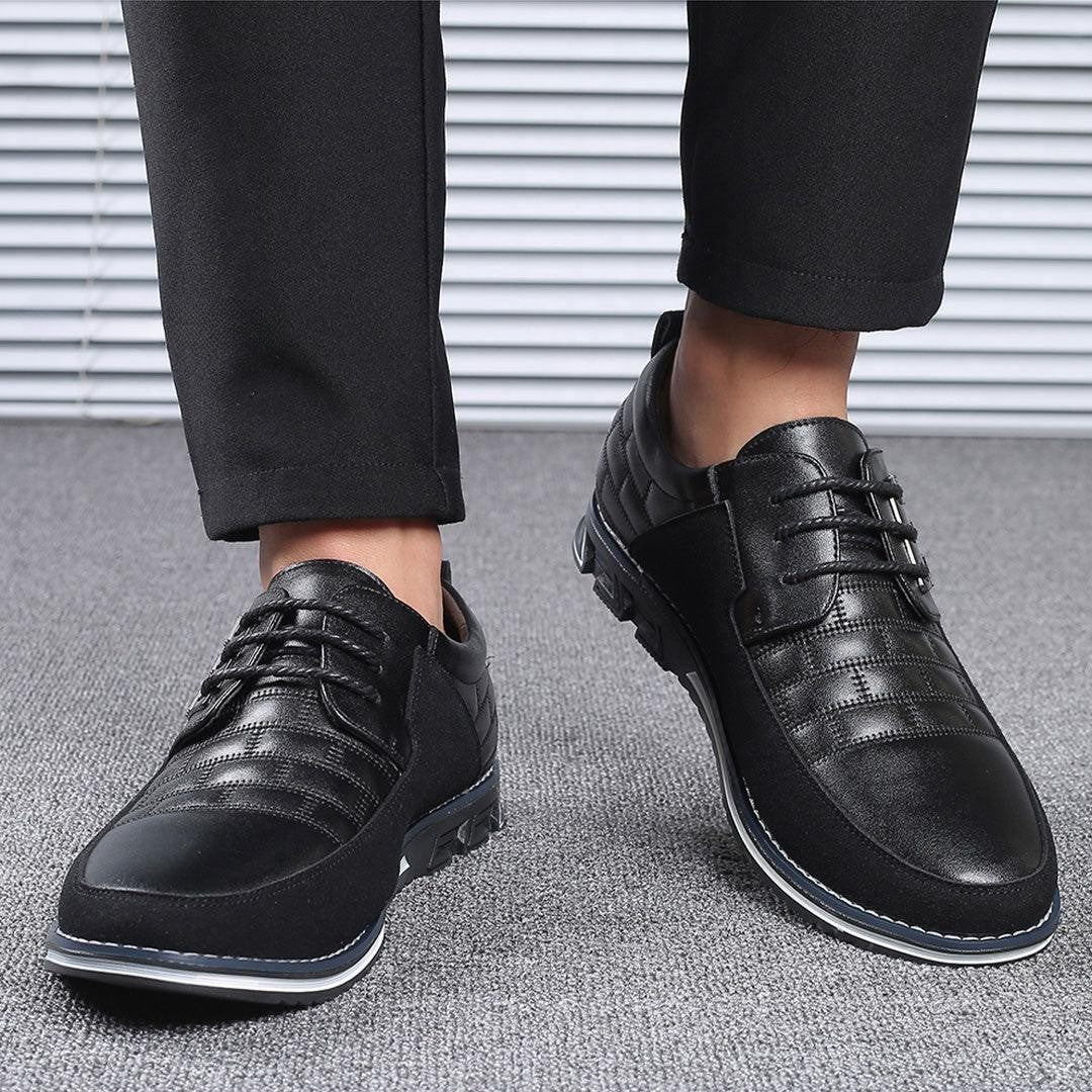 Ashburn - Oxford Premium Leather Ultra Comfortable Dress Shoe – Black