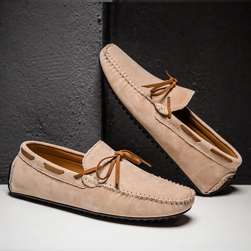 Ashburn - Vermont Men's Smart Loafers for Everyday Comfort – Beige