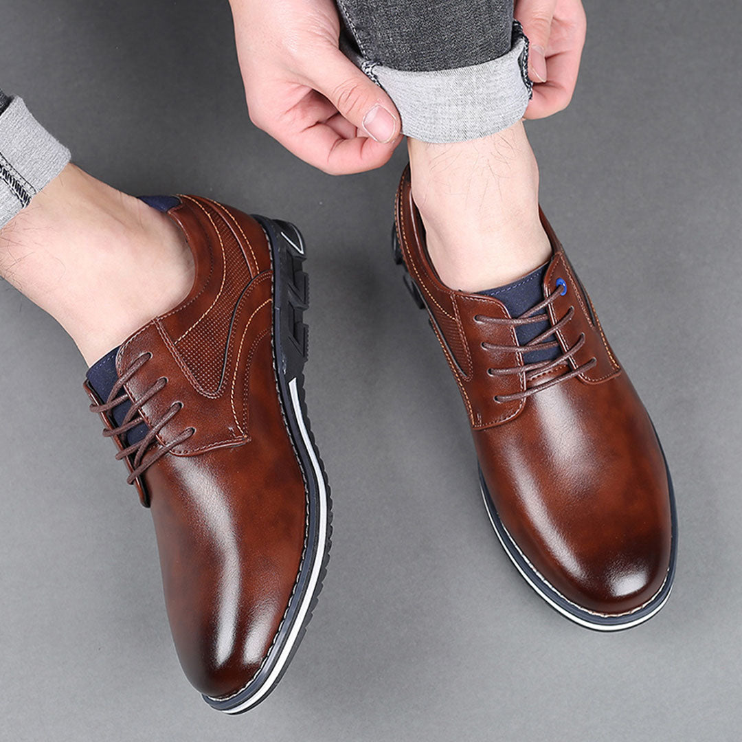 Ashburn - York Ultra Comfortable Leather Dress Shoe for Men – Brown