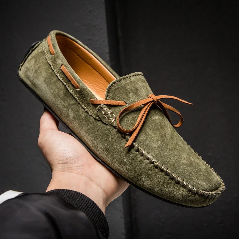 Ashburn - Vermont Men's Smart Loafers for Everyday Comfort – Green