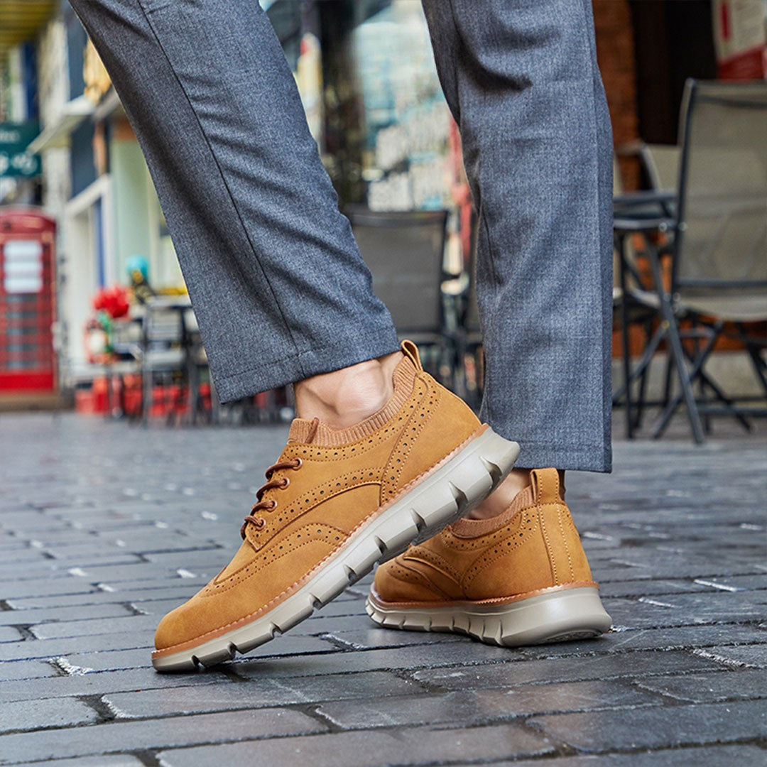 Ashburn - Atlas Ultra-Comfort Stylish Trainers for Men – Caramel