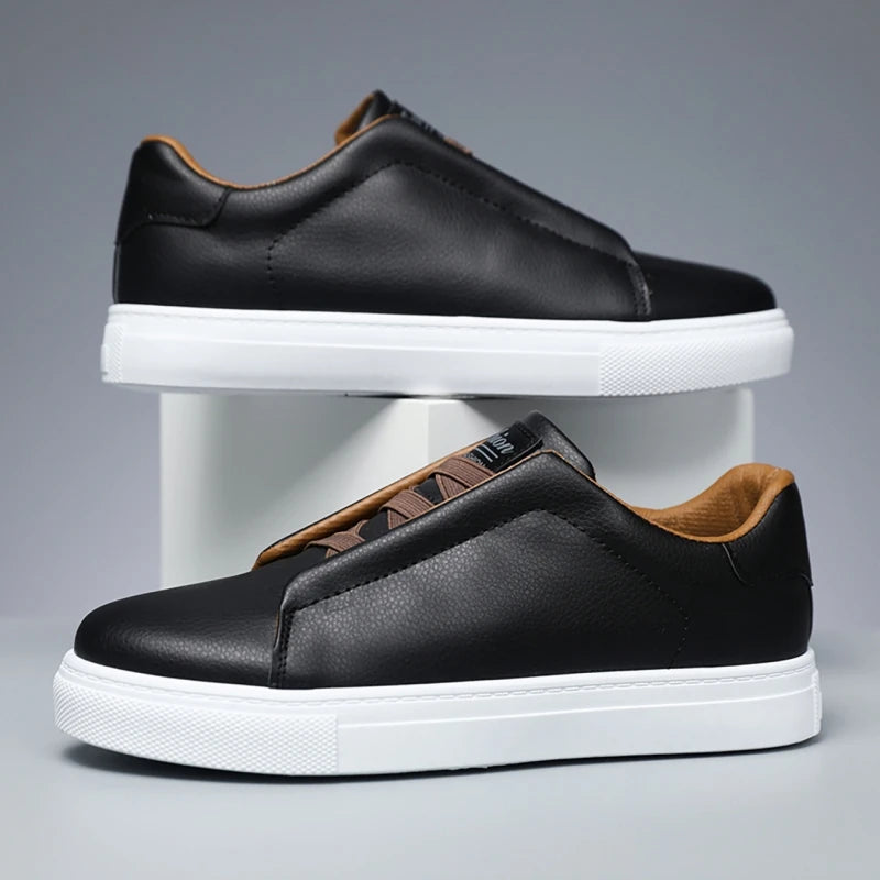 Ashburn - Lusso Artisan Ultra Comfortable Smart Casual Traine – Black
