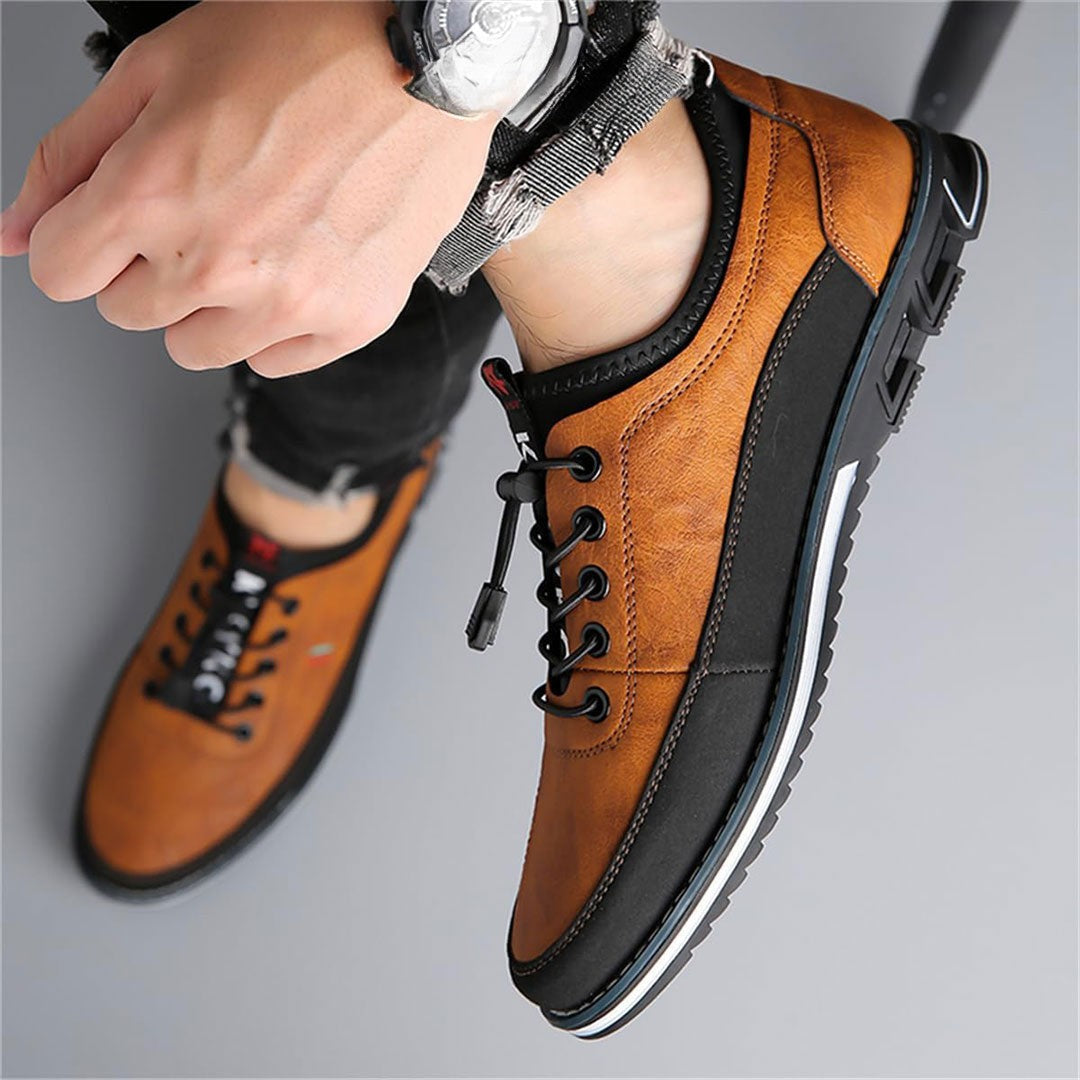 Ashburn - Windsor Smart Casual Comfortable Trainer for Men – Caramel
