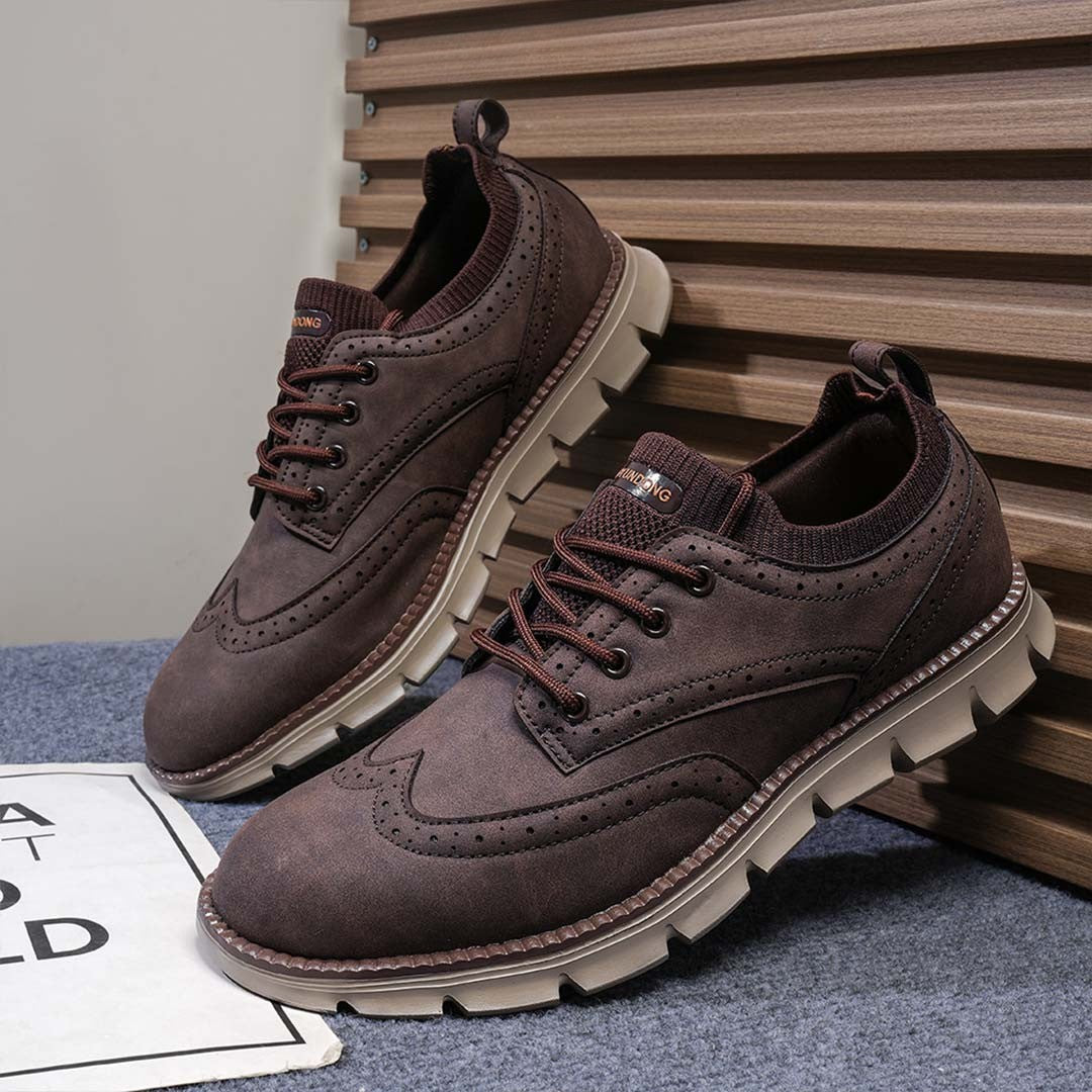 Ashburn - Atlas Ultra-Comfort Stylish Trainers for Men – Brown