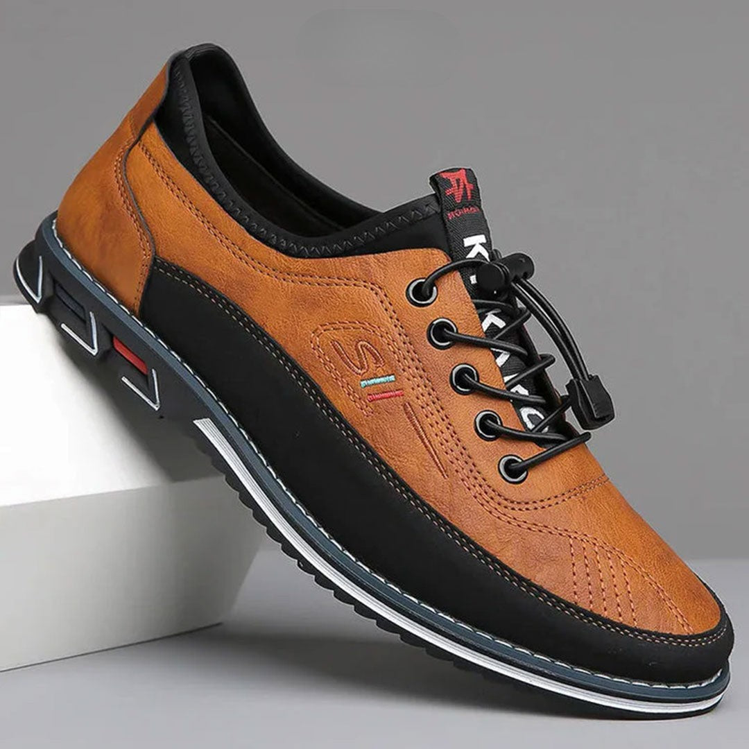 Ashburn - Windsor Smart Casual Comfortable Trainer for Men – Caramel