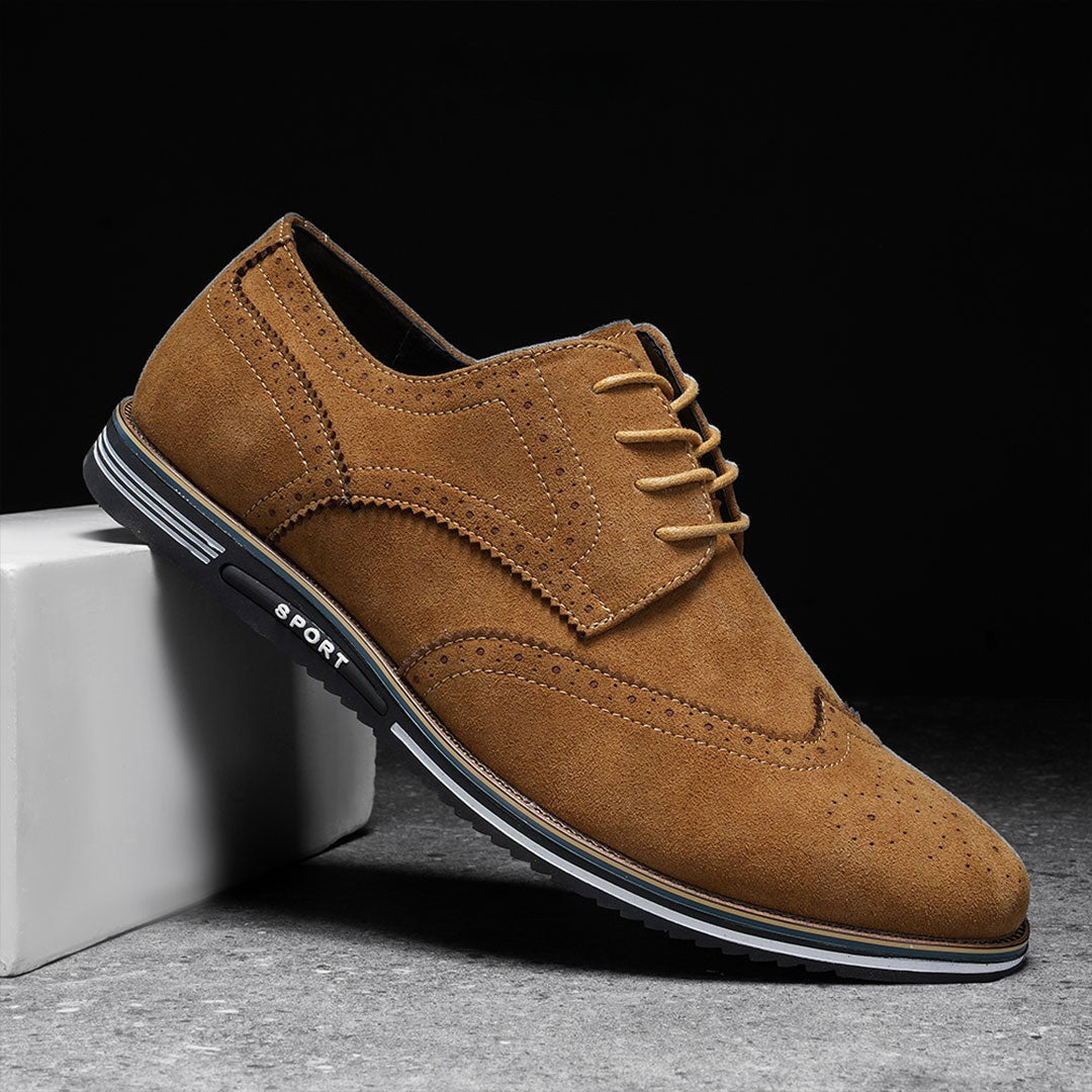 Ashburn - Derby Premium Leather Comfort Shoes for Men – Brown