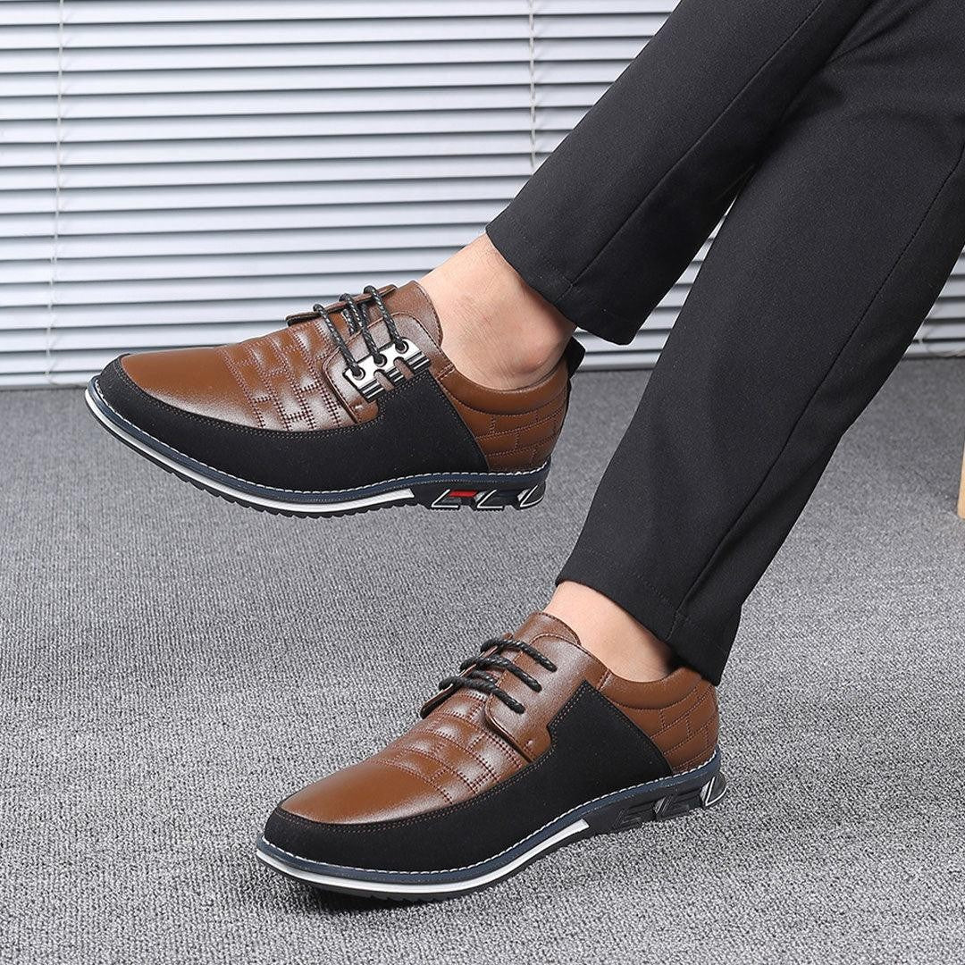 Ashburn - Oxford Premium Leather Ultra Comfortable Dress Shoe – Brown