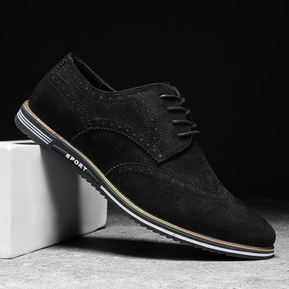 Ashburn - Derby Premium Leather Comfort Shoes for Men – Obsidian Black