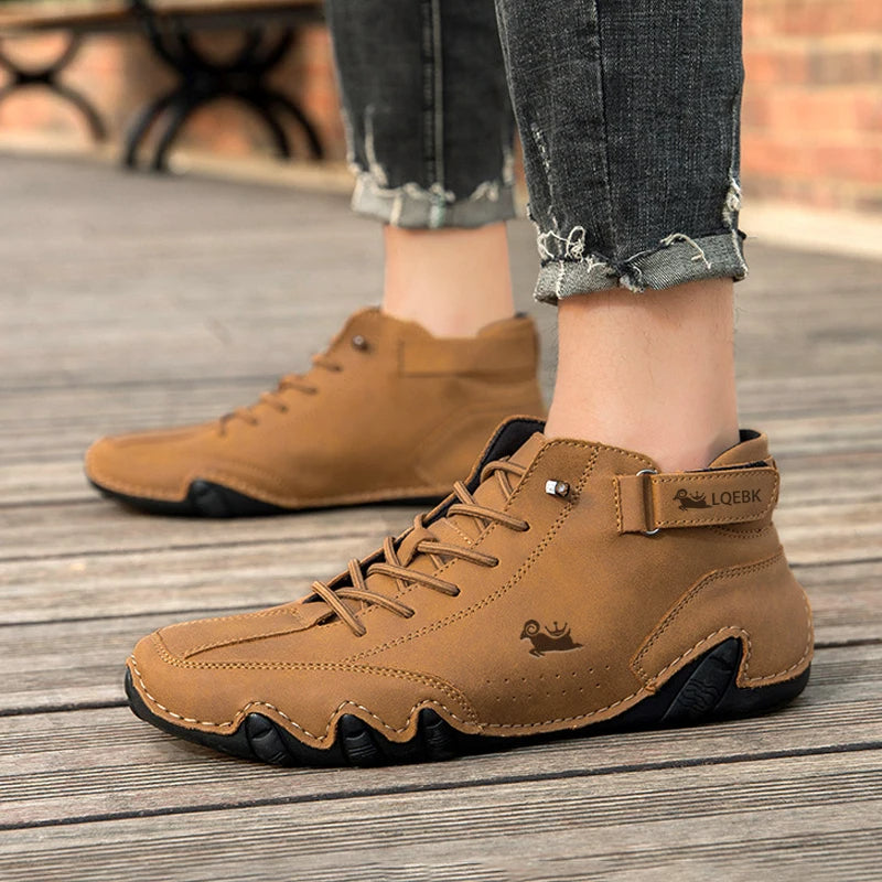 Ashburn - Waterproof Winter Orthopaedic Trainers – Brown