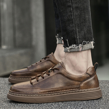 Ashburn - Milano Casual Trainers for Everyday Comfort & Style – Brown