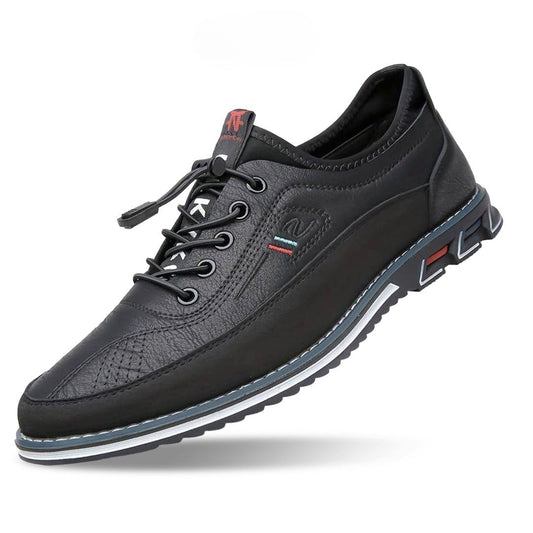 Ashburn - Windsor Smart Casual Comfortable Trainer for Men – Black