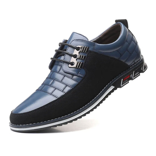Ashburn - Oxford Premium Leather Ultra Comfortable Dress Shoe – Blue
